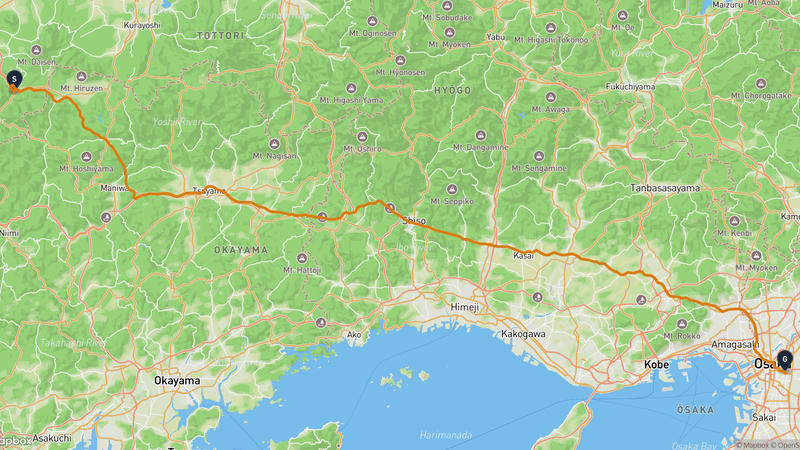 Matanoagawa Dam to Sankō Shrine Drive