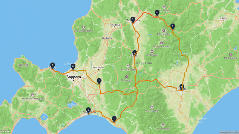 Tomakomai to Otaru Canal Drive