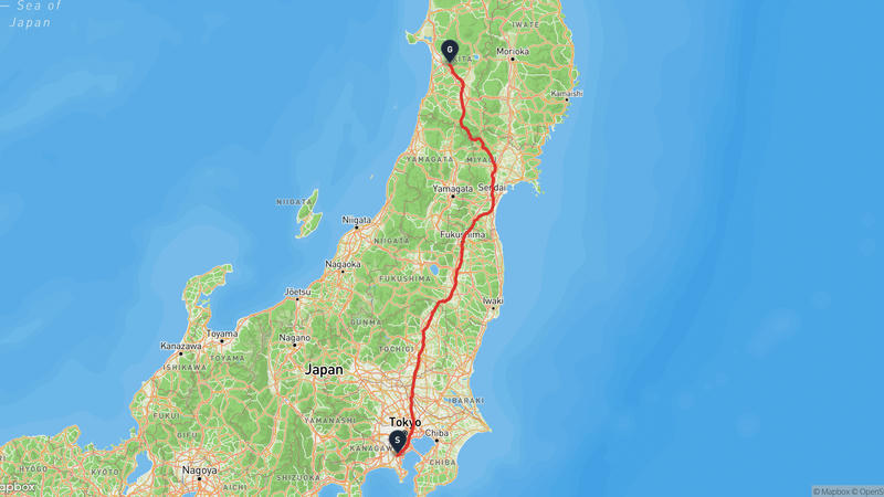Hodogaya-juku to Daisen Hiking Route