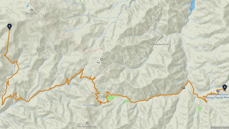 乘鞍岳至信州松本野麥峠滑雪場 驾车路线
