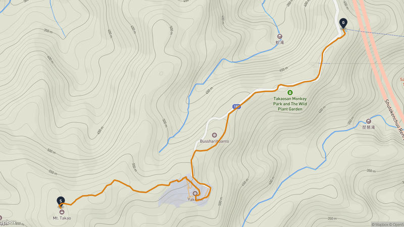 高尾山 登山路線