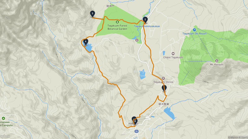 Nagano Hiking Route