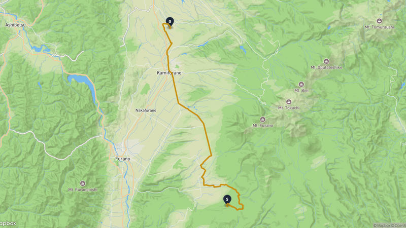 Furano to Shikisai-no-oka Hiking Route