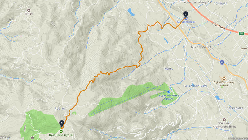 Fujimi to Mount Nyukasa Hiking Route
