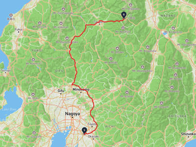 知立市 → 高山市