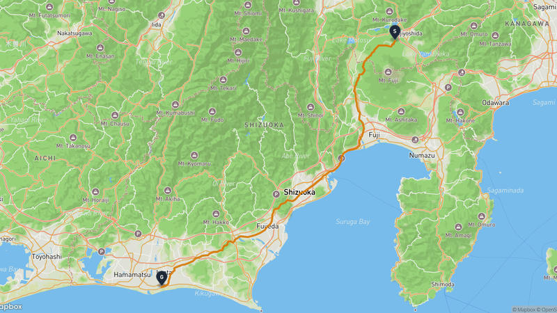 Fujikawaguchiko to Iwata Hiking Route