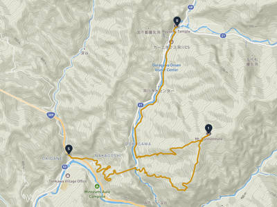 天川村 → 洞川温泉