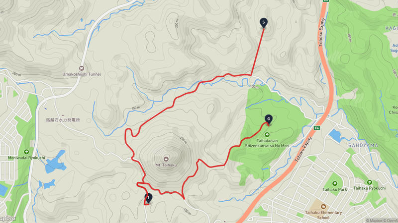 Taihaku Ward, Sendai Hiking Route
