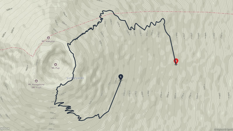 富士山 徒步路线