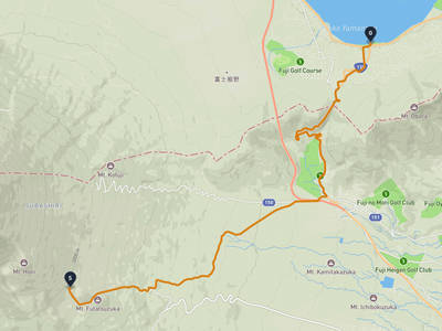 寶永山 → 山中湖