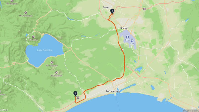Tomakomai to Eniwa Drive
