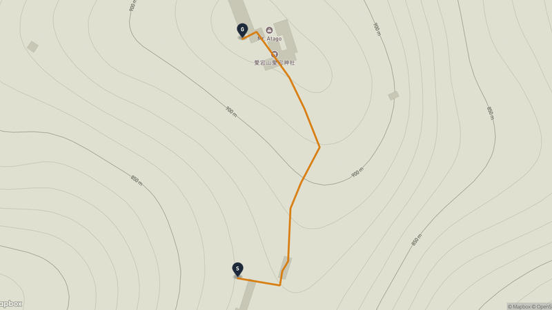 Mount Atago Hiking Route