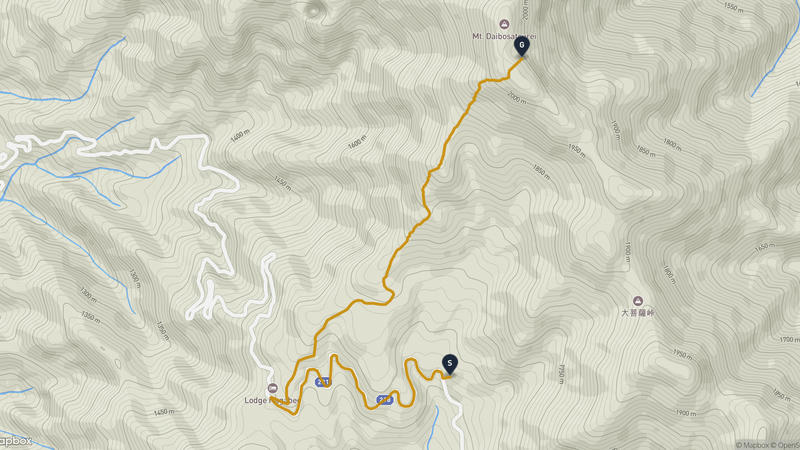 Mount Daibosatsu Hiking Route