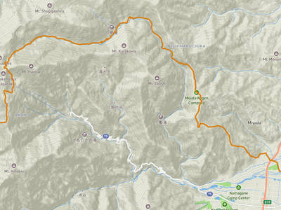 Komagane → Senjōjiki Cirque