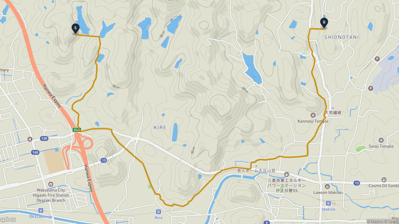 和歌山市 徒步路线