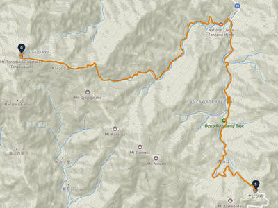 Mount Ōyama (Kanagawa) → Mount Tō