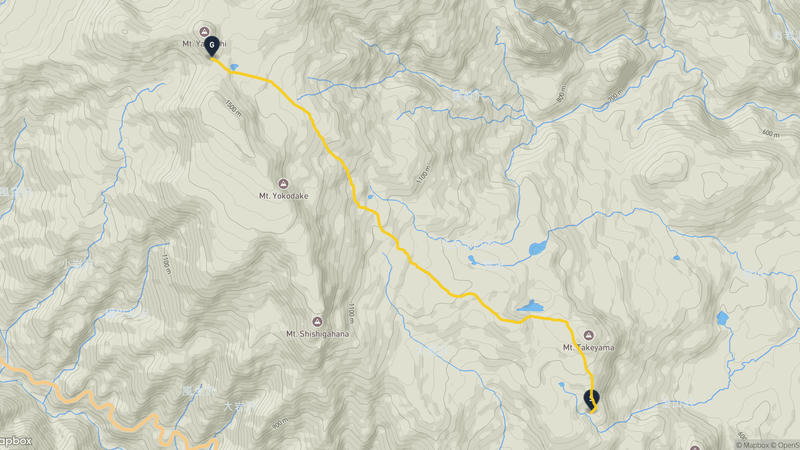 奥州市至燒石岳 登山路線