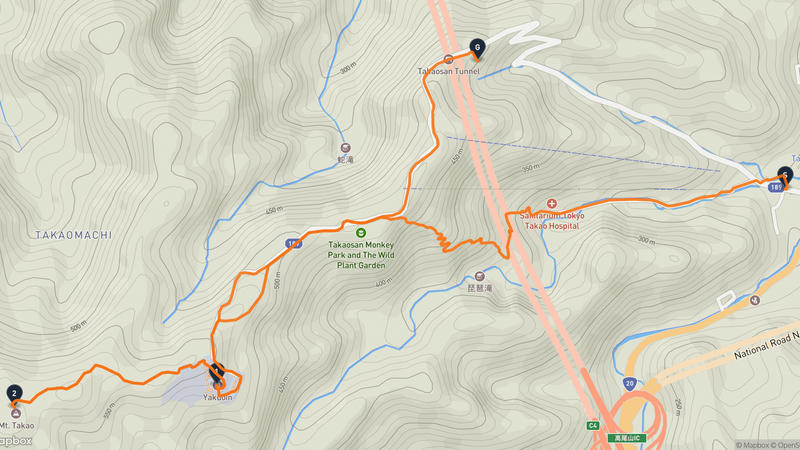 高尾山 登山路線