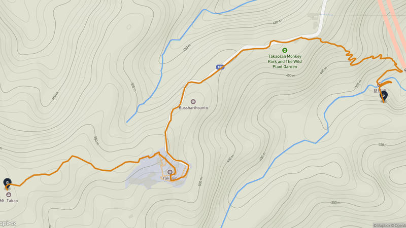 Mount Takao Hiking Route