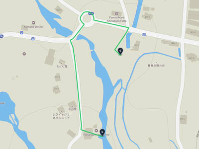Otodome Falls → น้ำตกชิระอิโตะ