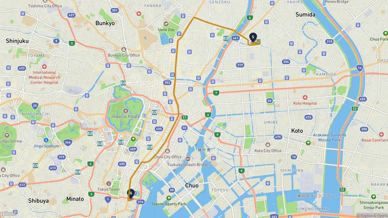 Tokyo Skytree to Hamamatsucho Building Drive
