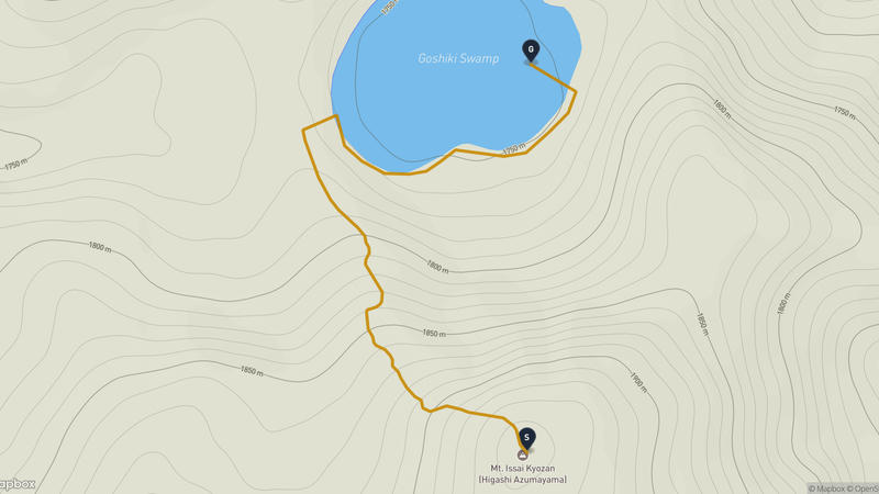 一切經山 登山路線