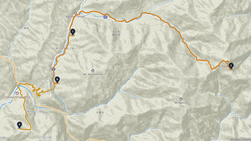 Tenkawa Hiking Route