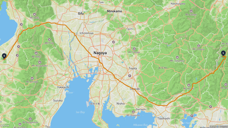 Tenryu Ward, Hamamatsu to Kannonji Castle Hiking Route