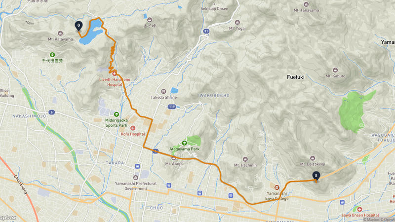 เส้นทางขับรถ Kofu