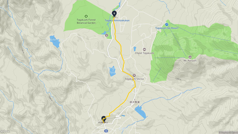 เส้นทางเดินป่า Nagano-โทะงะคุชิ