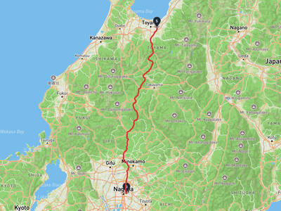 Tateyama → Yamada Tenmangū