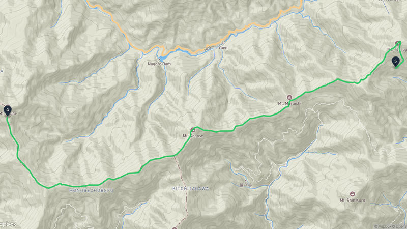 劍山至三嶺 登山路線