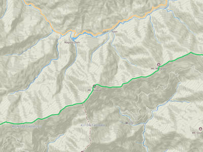 劍山 → 三嶺