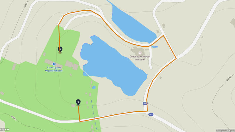Chausuyama (Aichi) Hiking Route