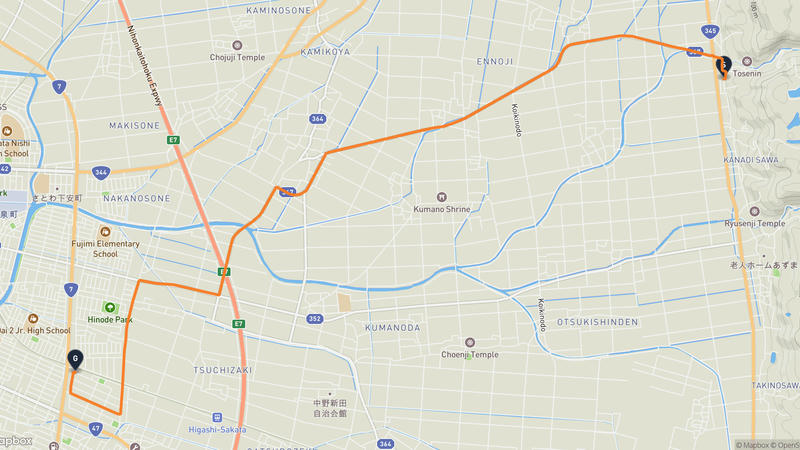 Sakata 사이클링 루트