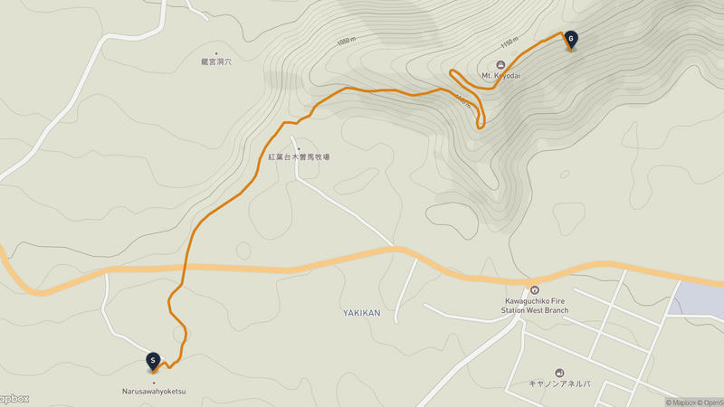 Narusawa to Lake Sai Hiking Route