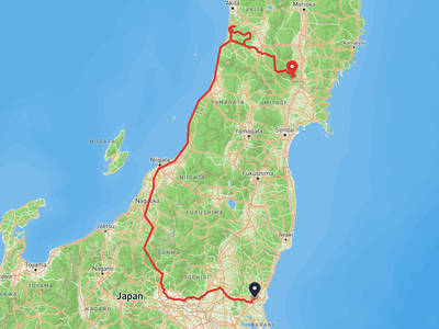 茨城縣廳捨 → 一関市