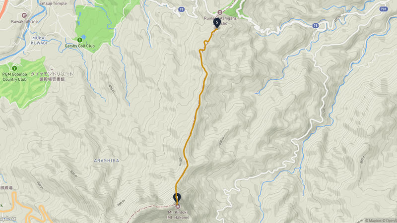 Minamiashigara to Mount Ashigara Hiking Route