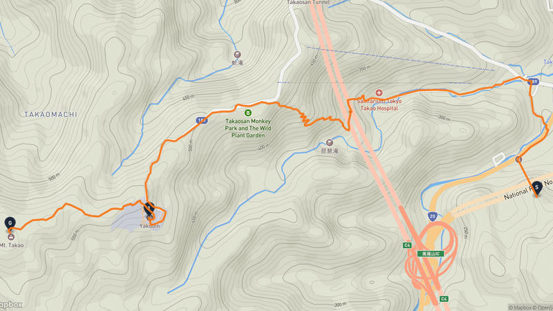 高尾山 登山路線