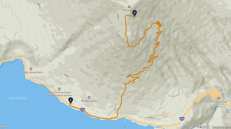 男體山 登山路線