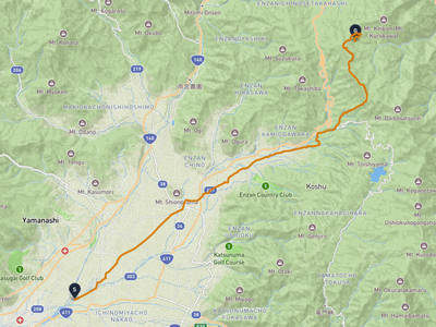 Yamanashi → Koshu