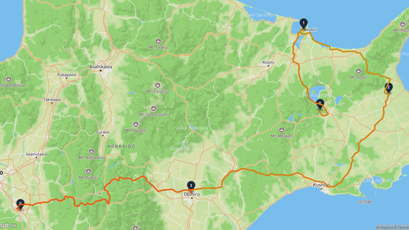 Teshikaga to Chitose Drive