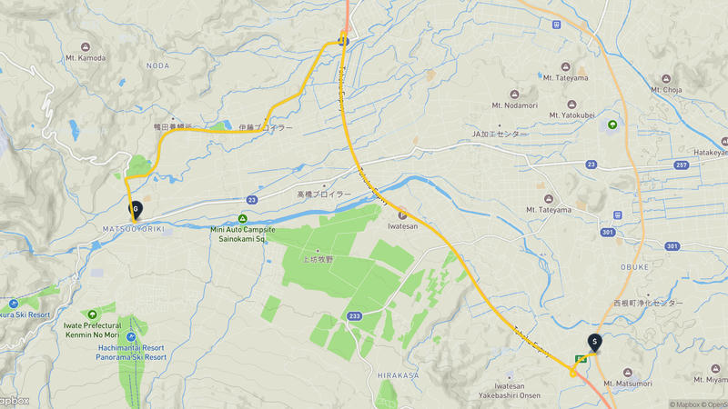 八幡平市 駕車路線