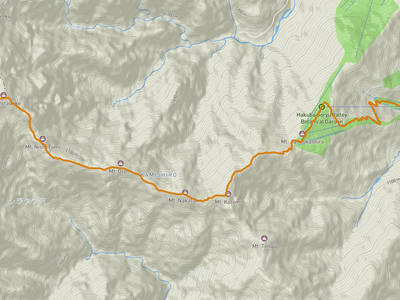 白馬村 → 五竜岳