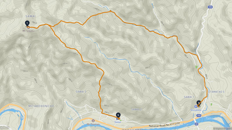 Ome Hiking Route