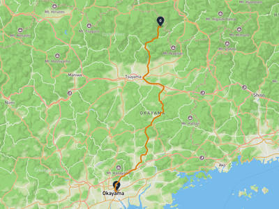 國清寺 → 津山市