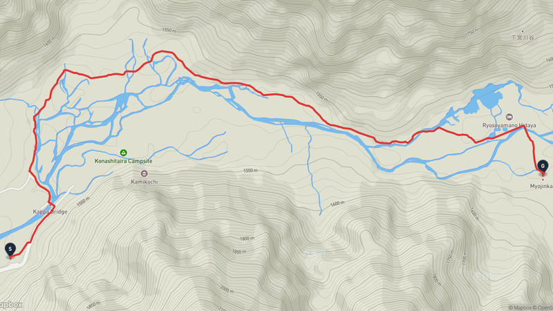 Kamikōchi to Matsumoto Hiking Route