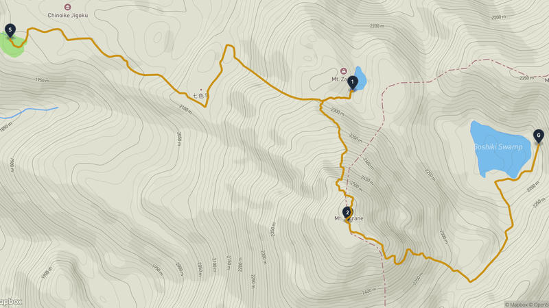 Mount Nikkō-Shirane Hiking Route