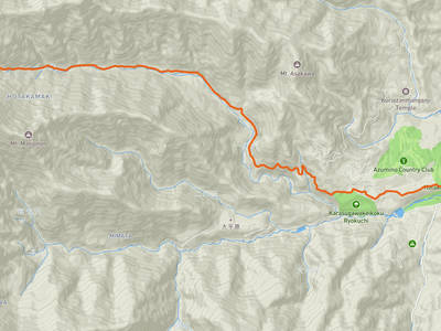 Azumino → Mount Jōnen