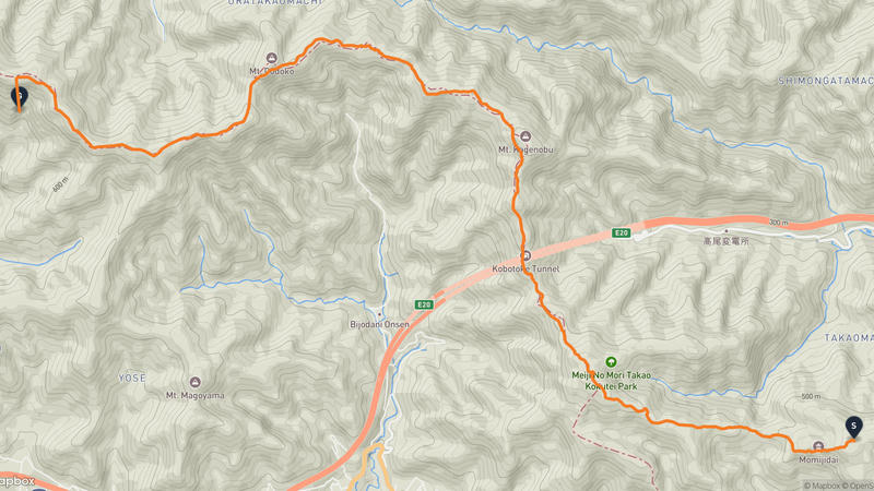 高尾山〜相模原市緑区 ハイキングルート